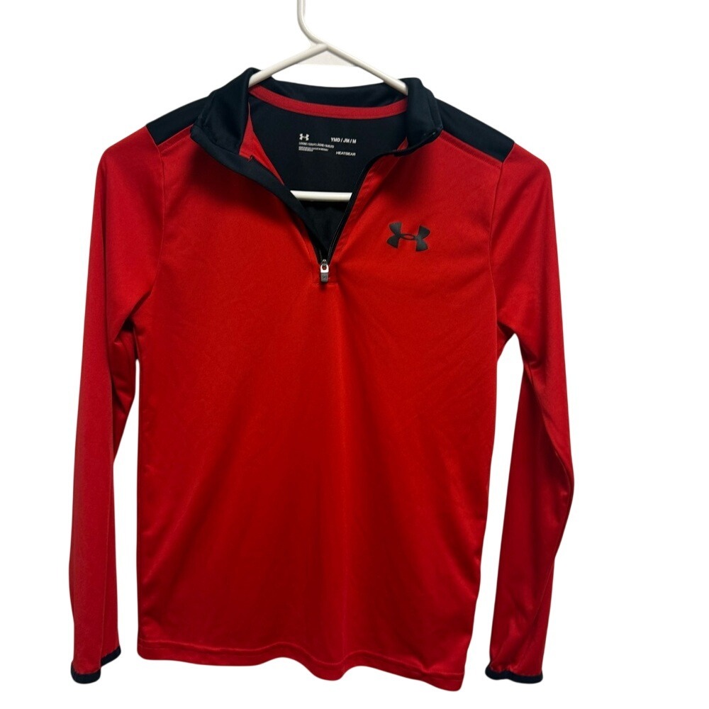 Under Armour Red and Black Kids Sweatshirt Size M (Boy)